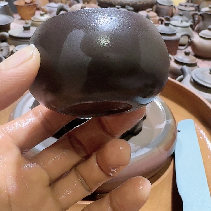 紫砂茶壶坭兴陶柴烧