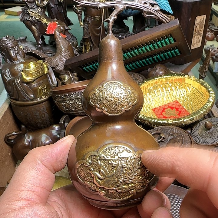 铜器办公室茶室摆件