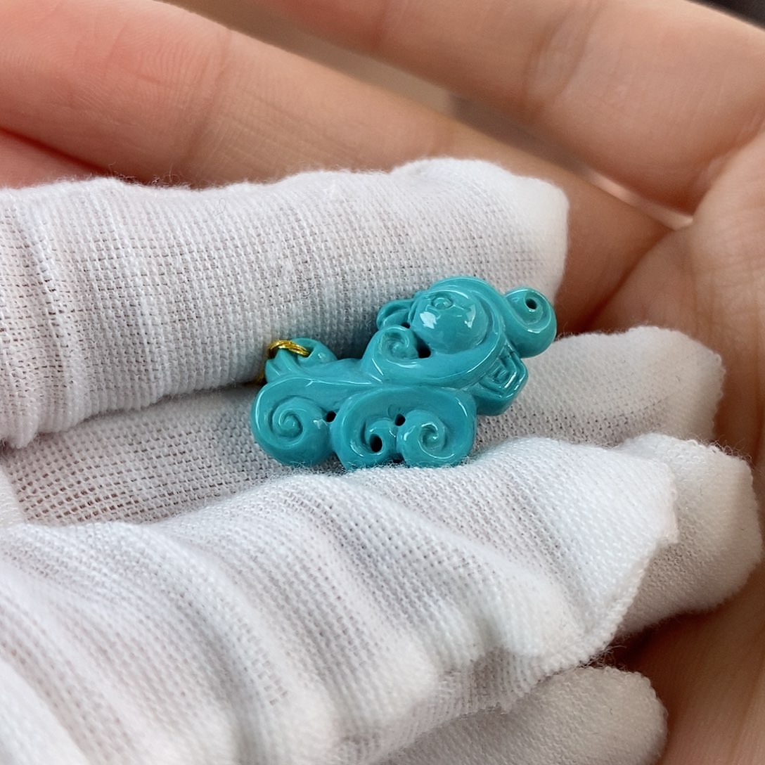 绿松石珠宝奇石未镶嵌