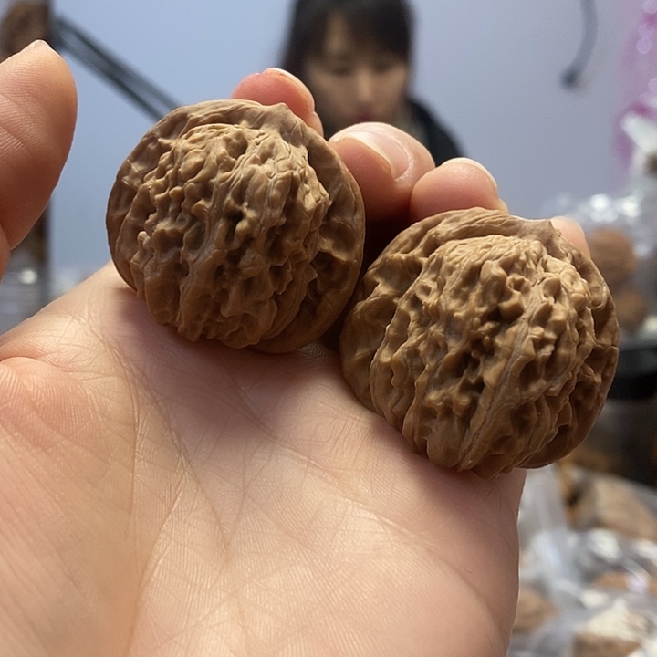 把件文玩核桃38山地楼