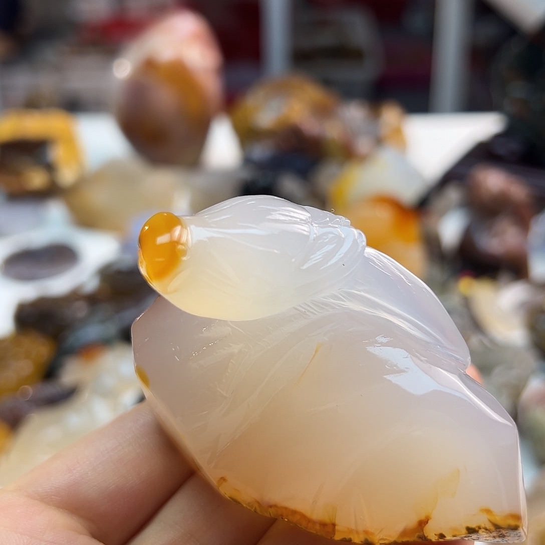 玛瑙/玉髓未镶嵌颈饰