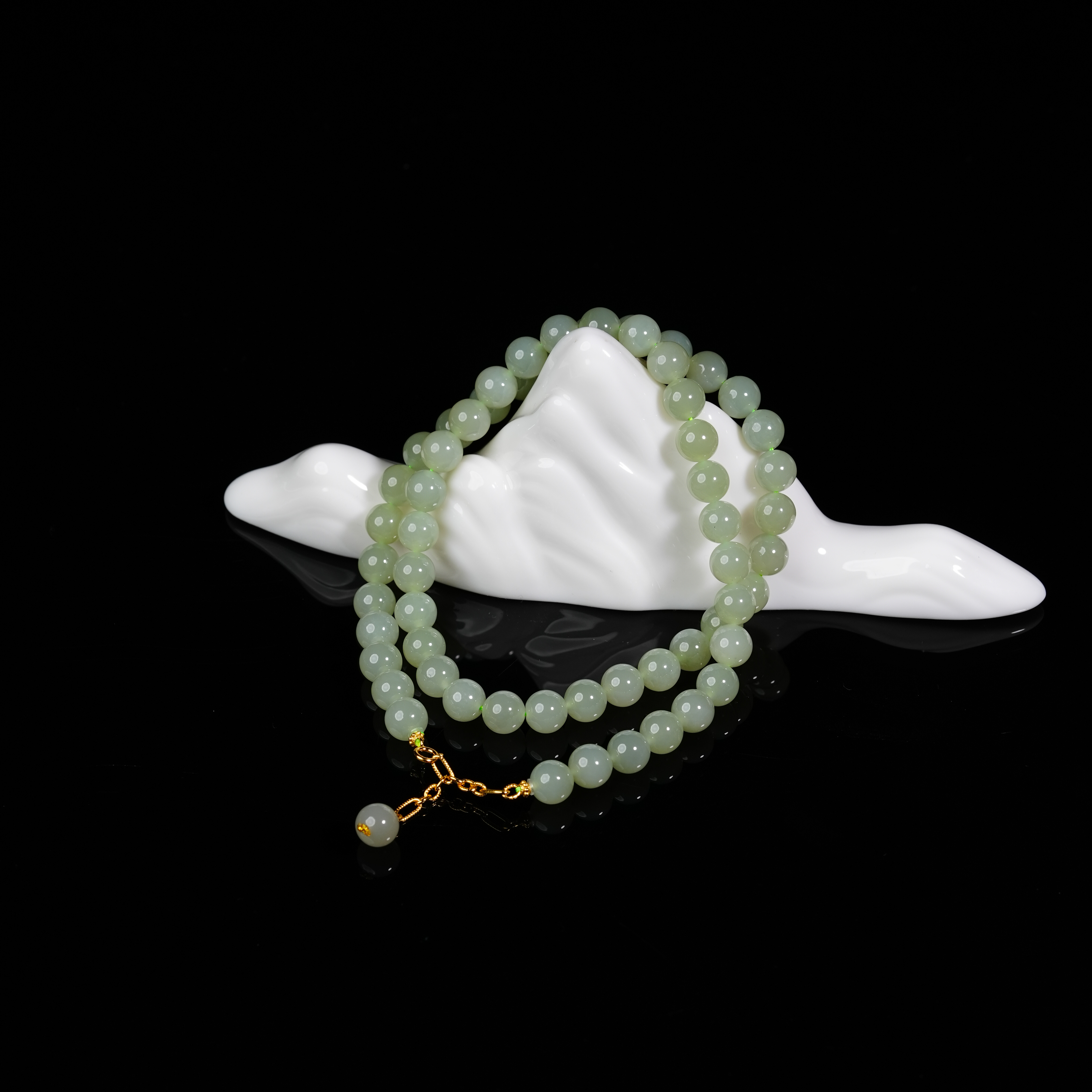 【小涵专属】S925和田玉晴水美人链 多样性发一 46+4cm/8mm