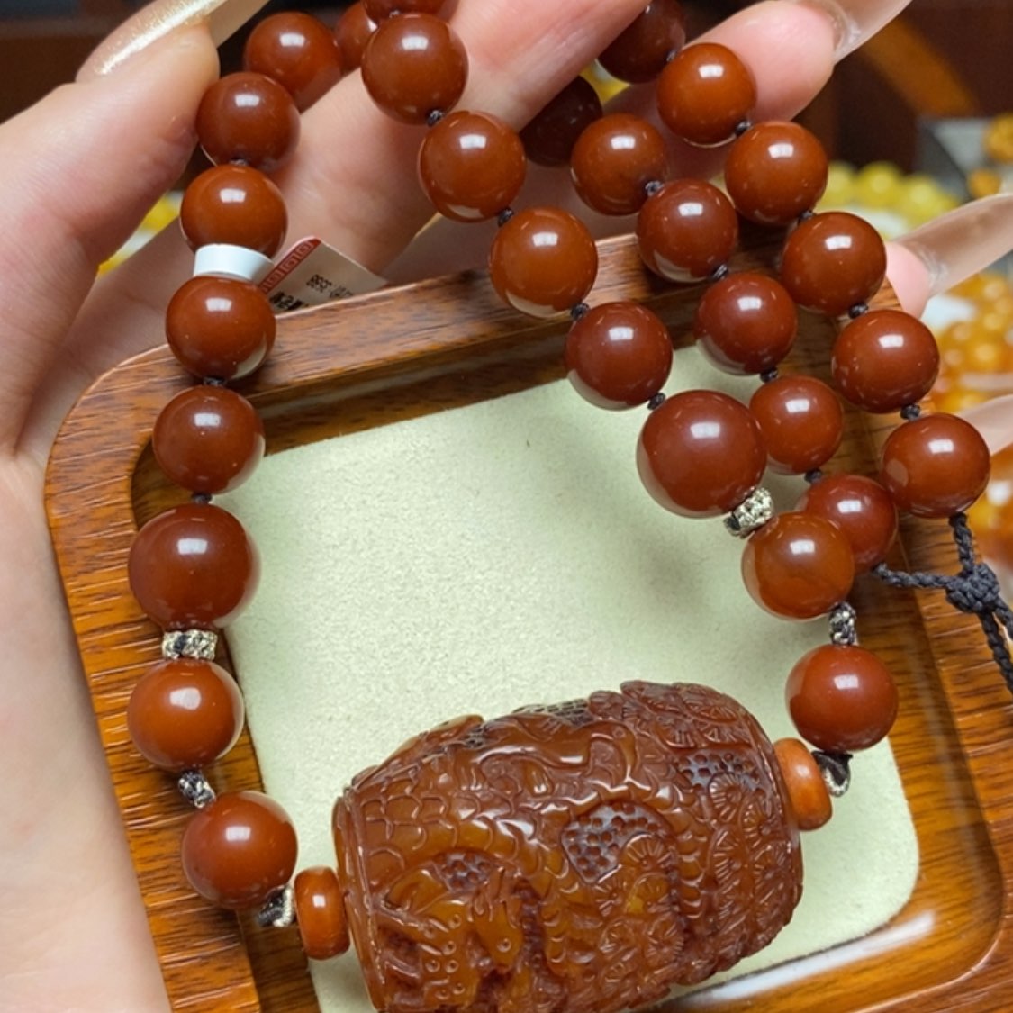 【闪购商品】蜜蜡颈饰未镶嵌项链