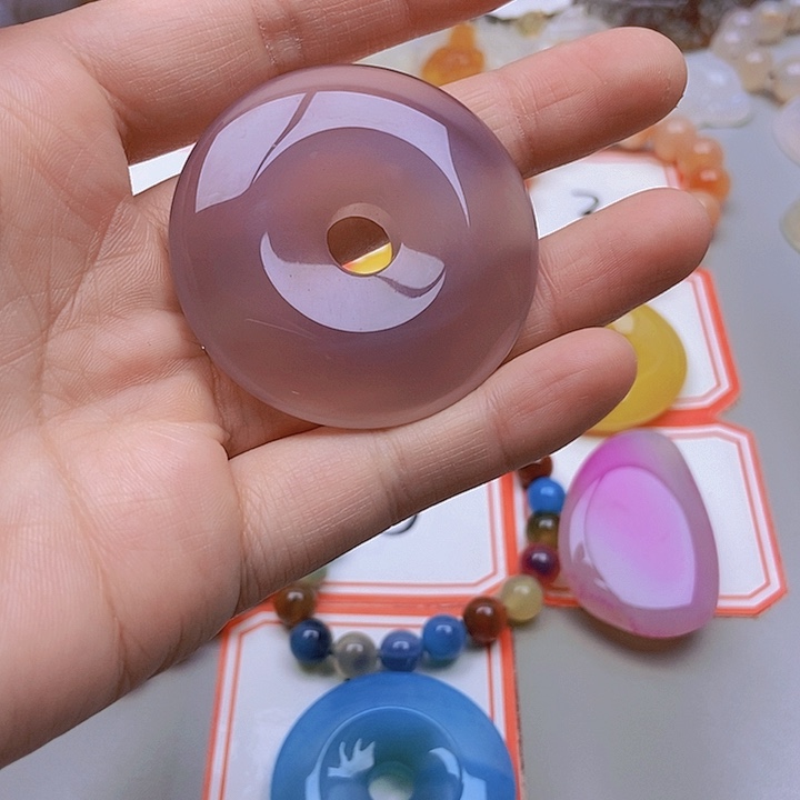 【闪购商品】未镶嵌玛瑙/玉髓珠宝半成品冰*