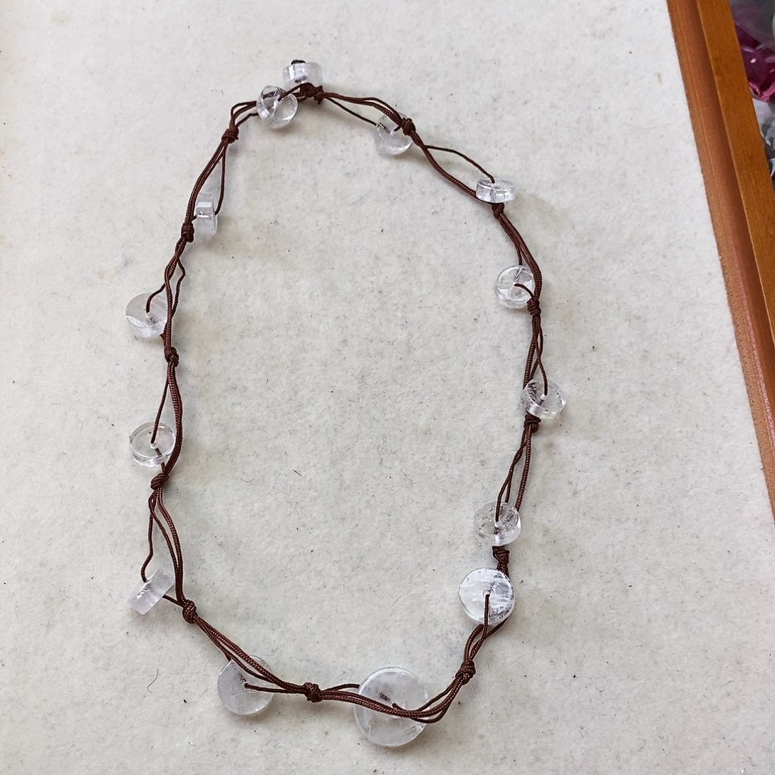 玛瑙/玉髓未镶嵌珠宝半成品白水成品一条