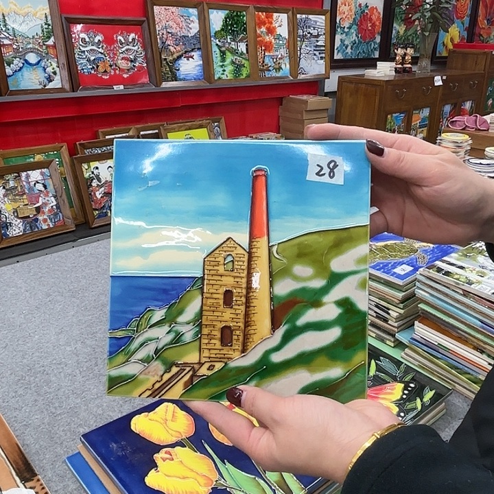 陶瓷板画20/20单瓷片微瑕