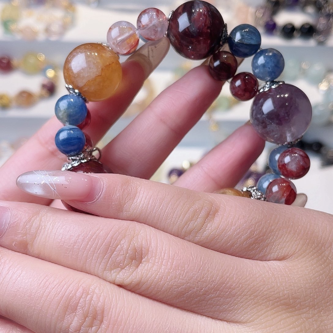 水晶手链合金用****9尺寸