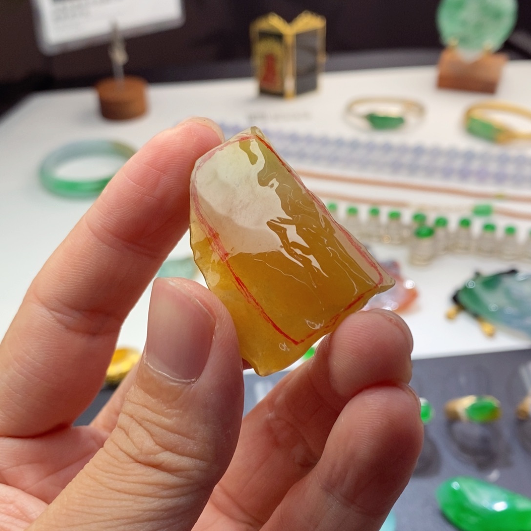 定制翡翠未镶嵌包工