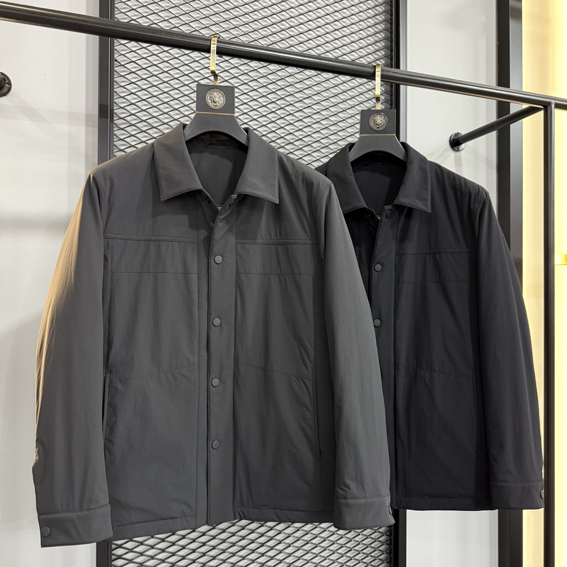【90白鹅绒】男士翻领商务休闲款羽绒夹克轻薄款高品质鹅绒服89062