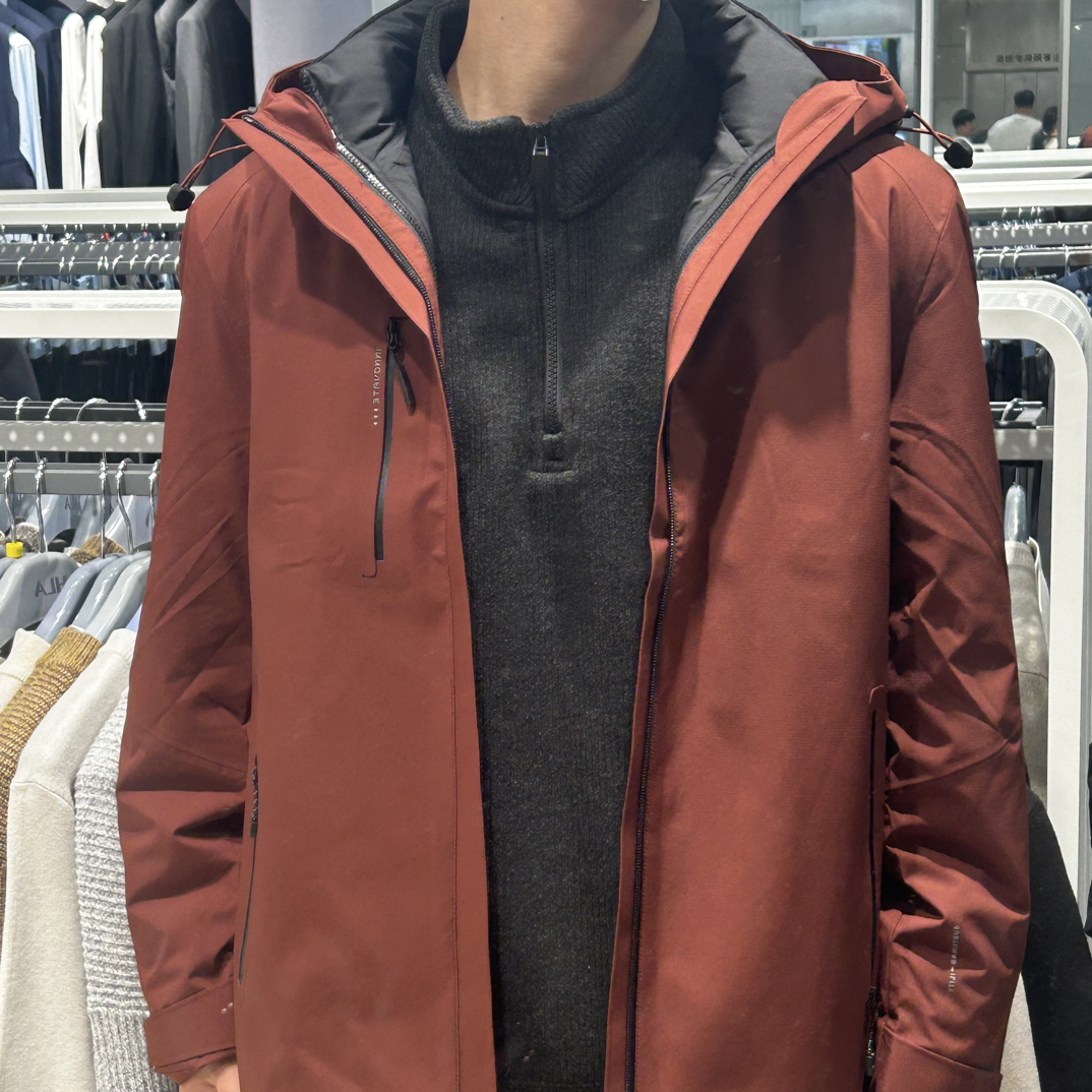 许昌代购威狐三合一鹅绒服连帽