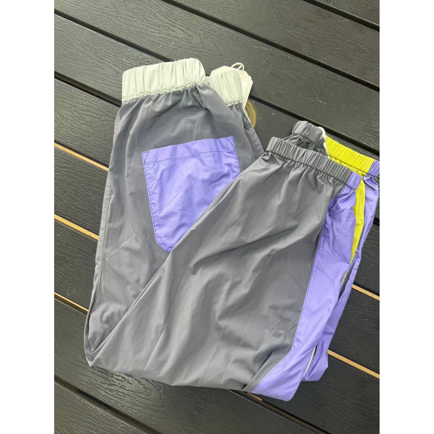 3340/K5-3/UL女童速干拼色长裤/微瑕