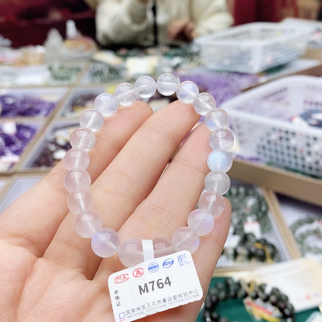 水晶手链未镶嵌M764蓝月光