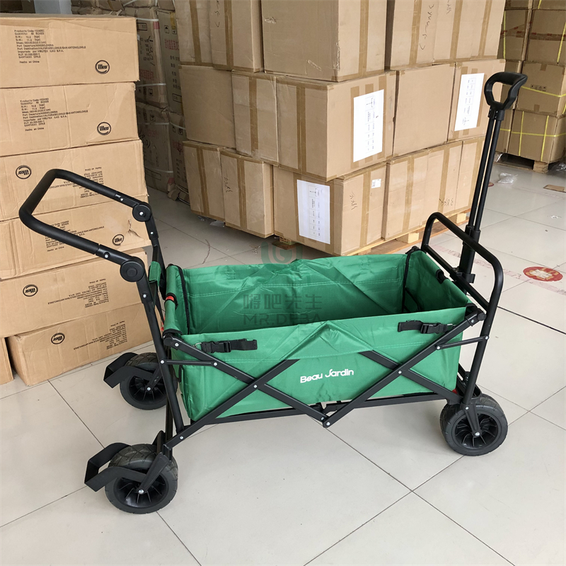 户外可折叠露营车 野餐家用快递购物便携拉杆拉货车