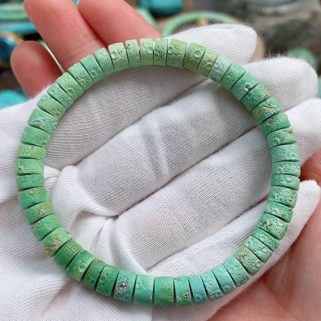 绿松石珠宝奇石未镶嵌