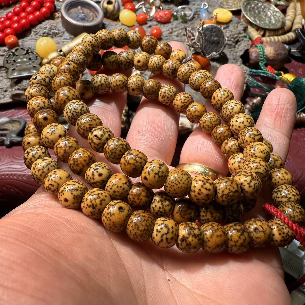 藏传老星月菩提脖挂 尺寸0.9（98颗）