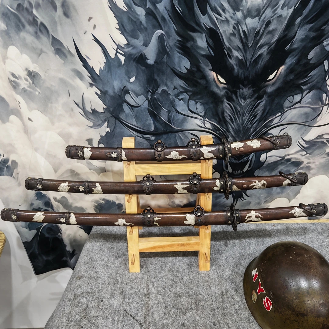 回流收藏民间武士情怀把玩未开刃