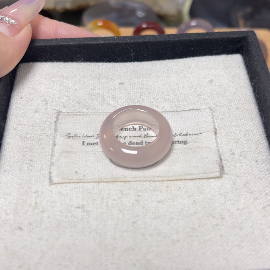 玛瑙/玉髓合金戒圈