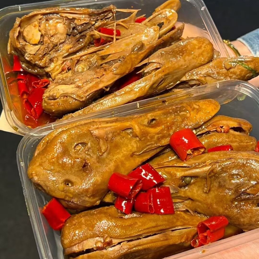 【上海南翔古镇特色美食】唐先生家招牌香辣/五香大鸭头（足足10只）