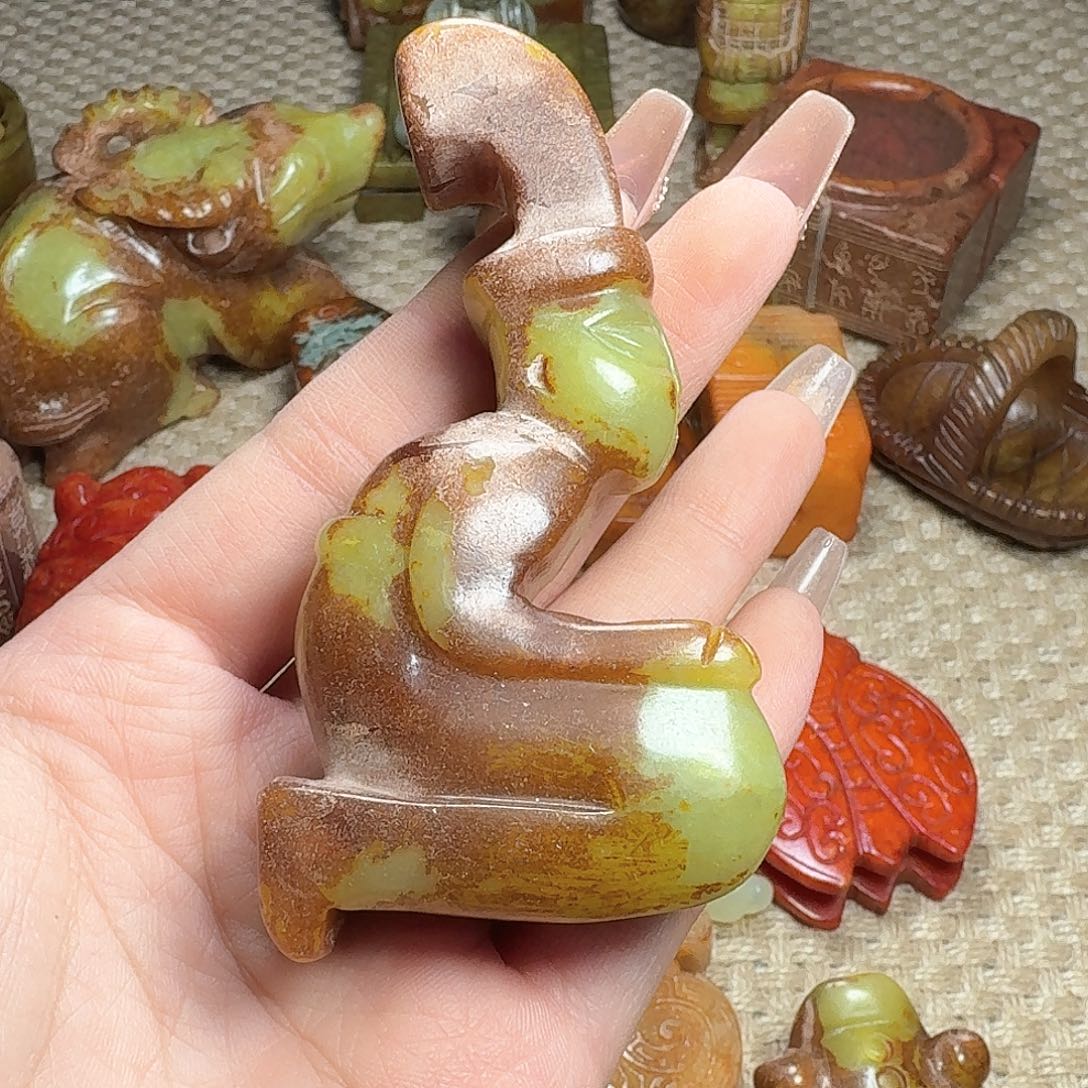 白玉菩提吊坠挂件