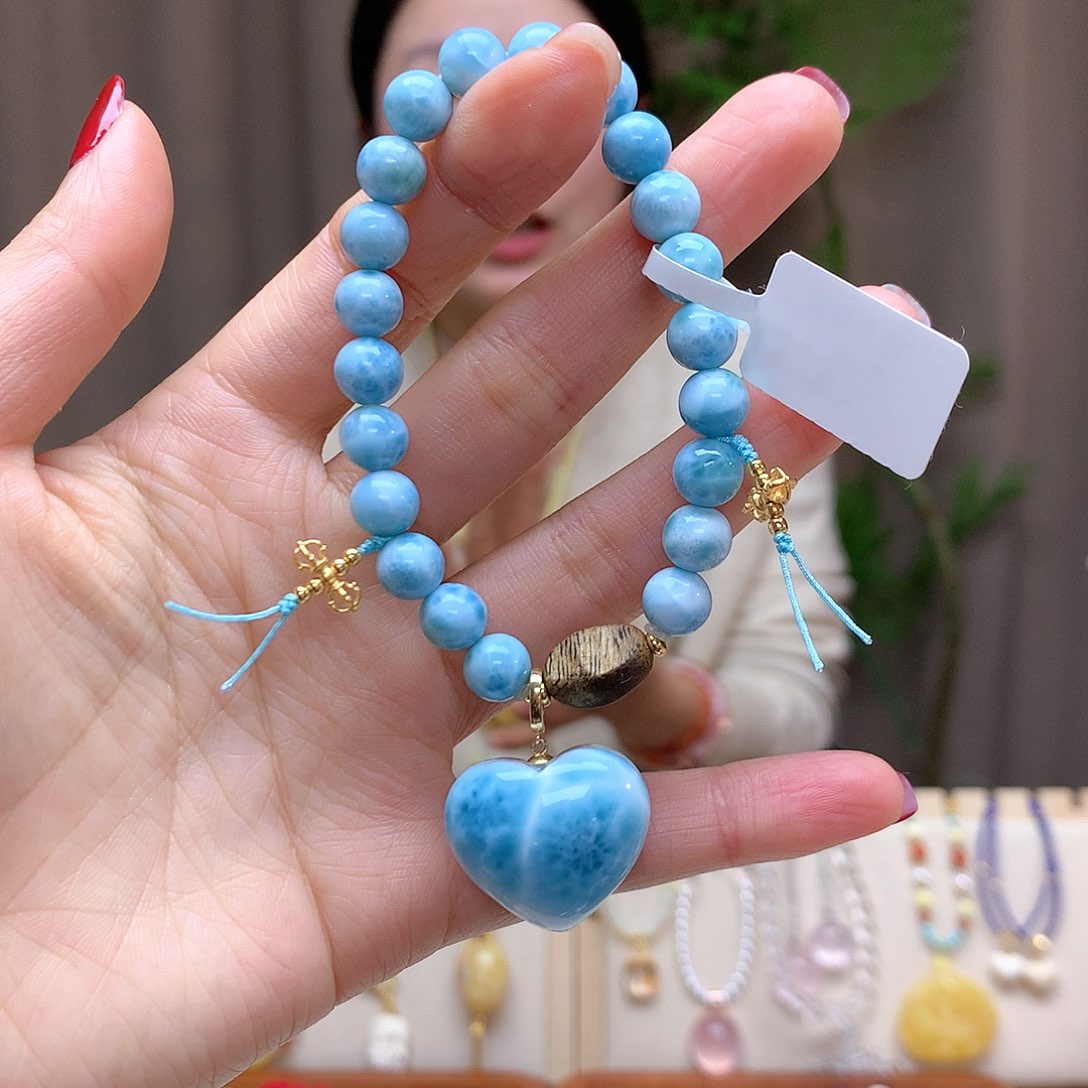 针钠钙石（海纹石）手链未镶嵌