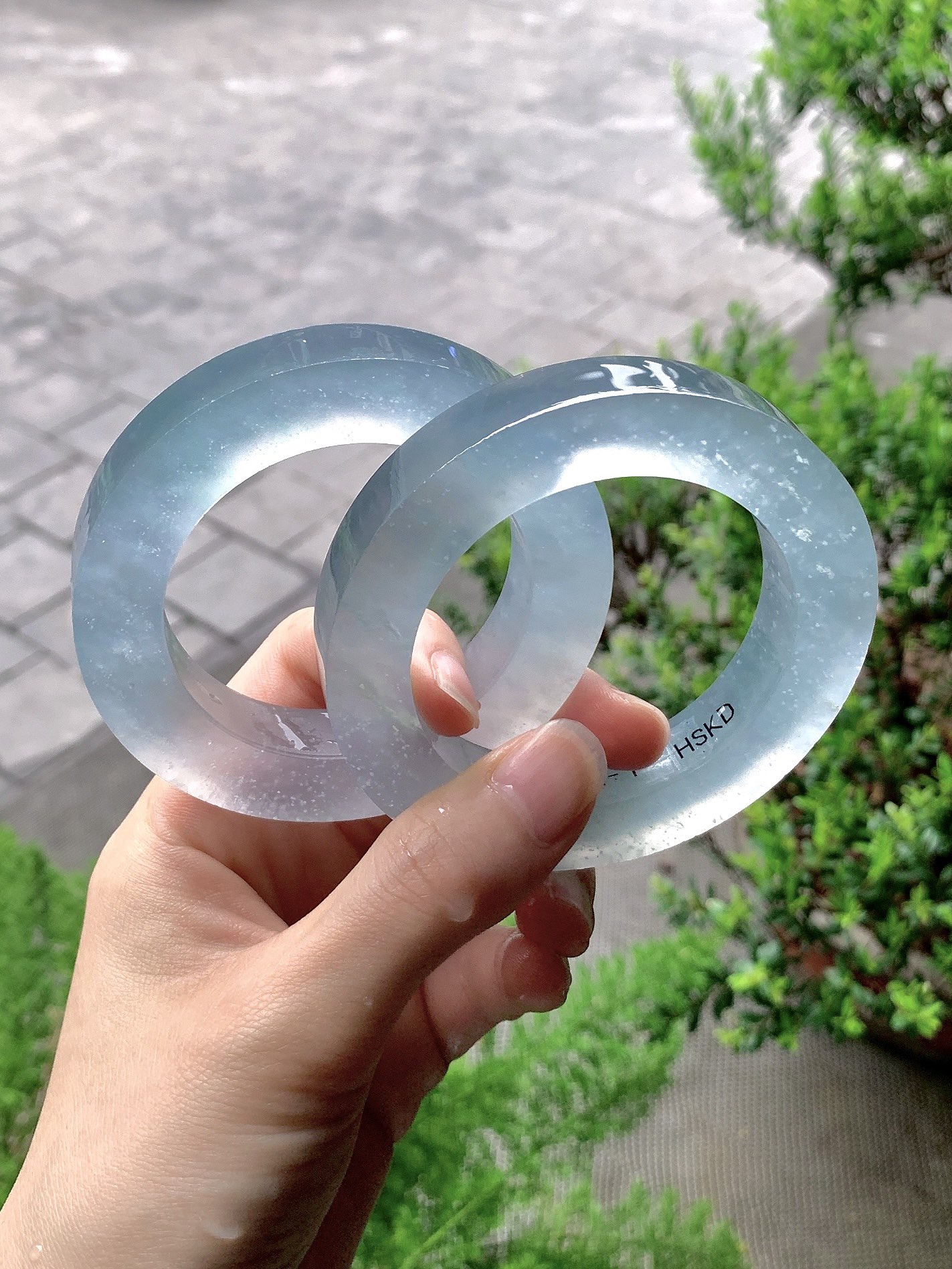 毛胚翡翠手镯定制定金链接1w
