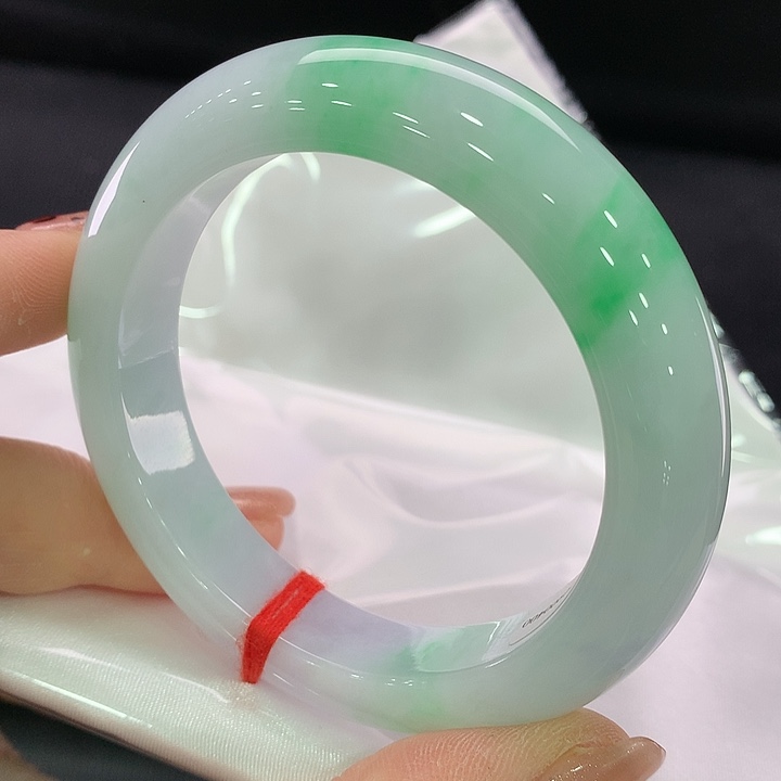 翡翠手镯未镶嵌正圈54.5