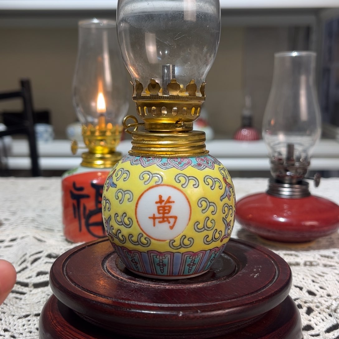 摆件景德镇陶瓷香薰灯