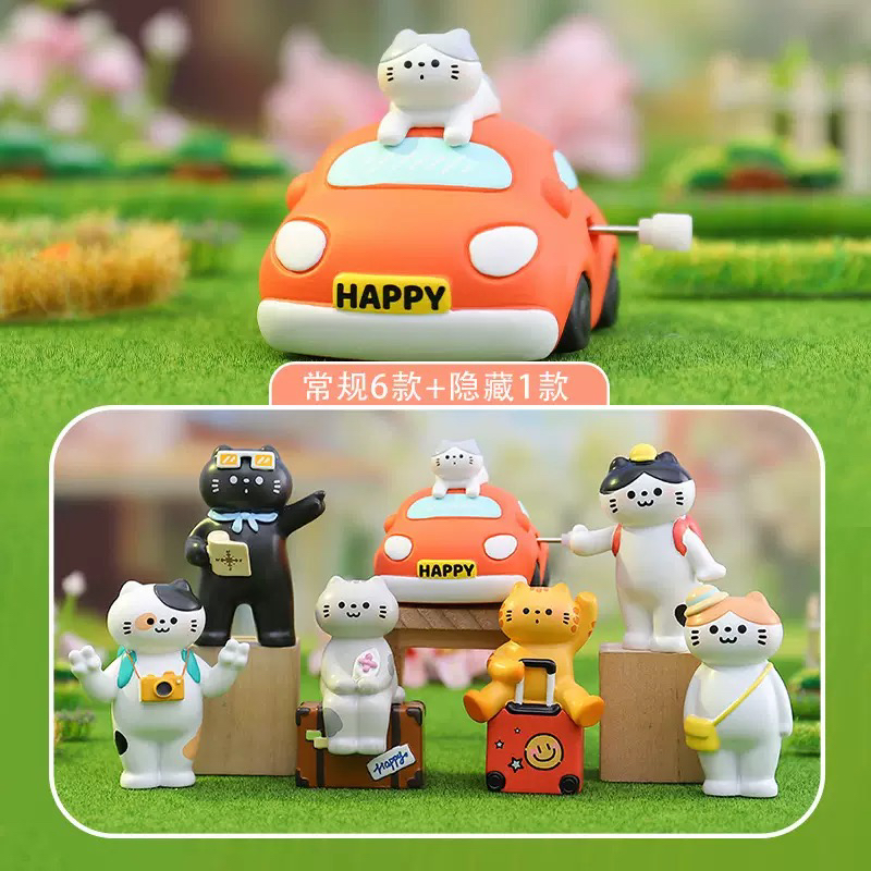 【许愿】现在就出发系列盲盒潮玩树脂工艺桌面摆件萌趣礼