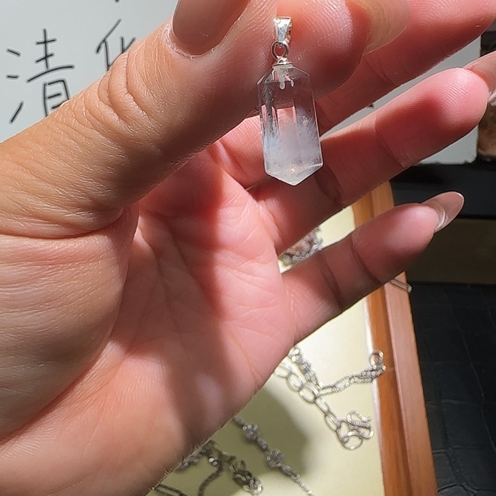 戒指银S925镶嵌水晶