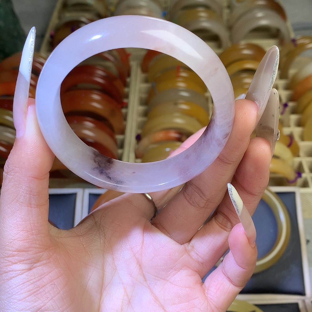 石英质玉（黄龙玉）未镶嵌手镯