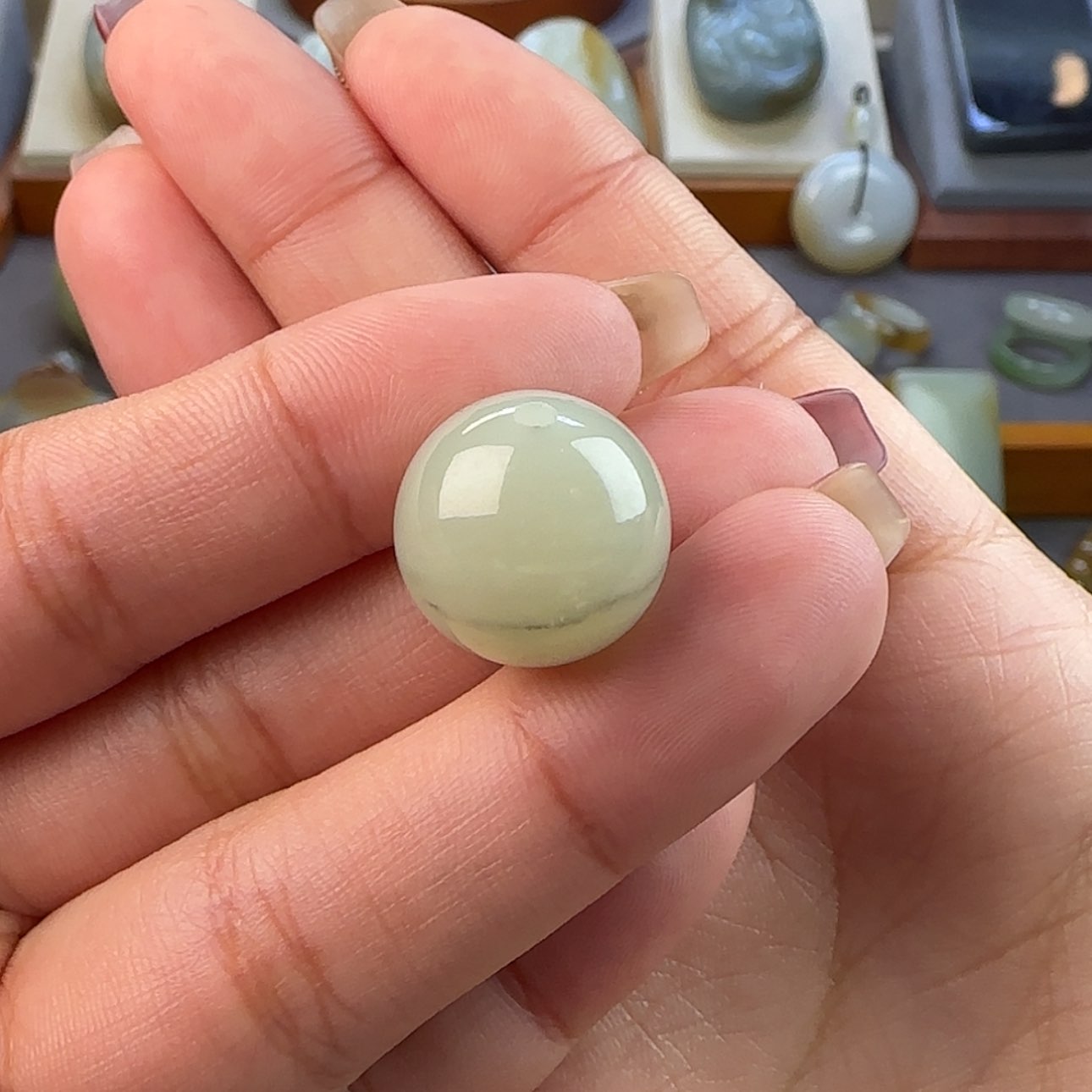 【闪购商品】和田玉颈饰未镶嵌冰*