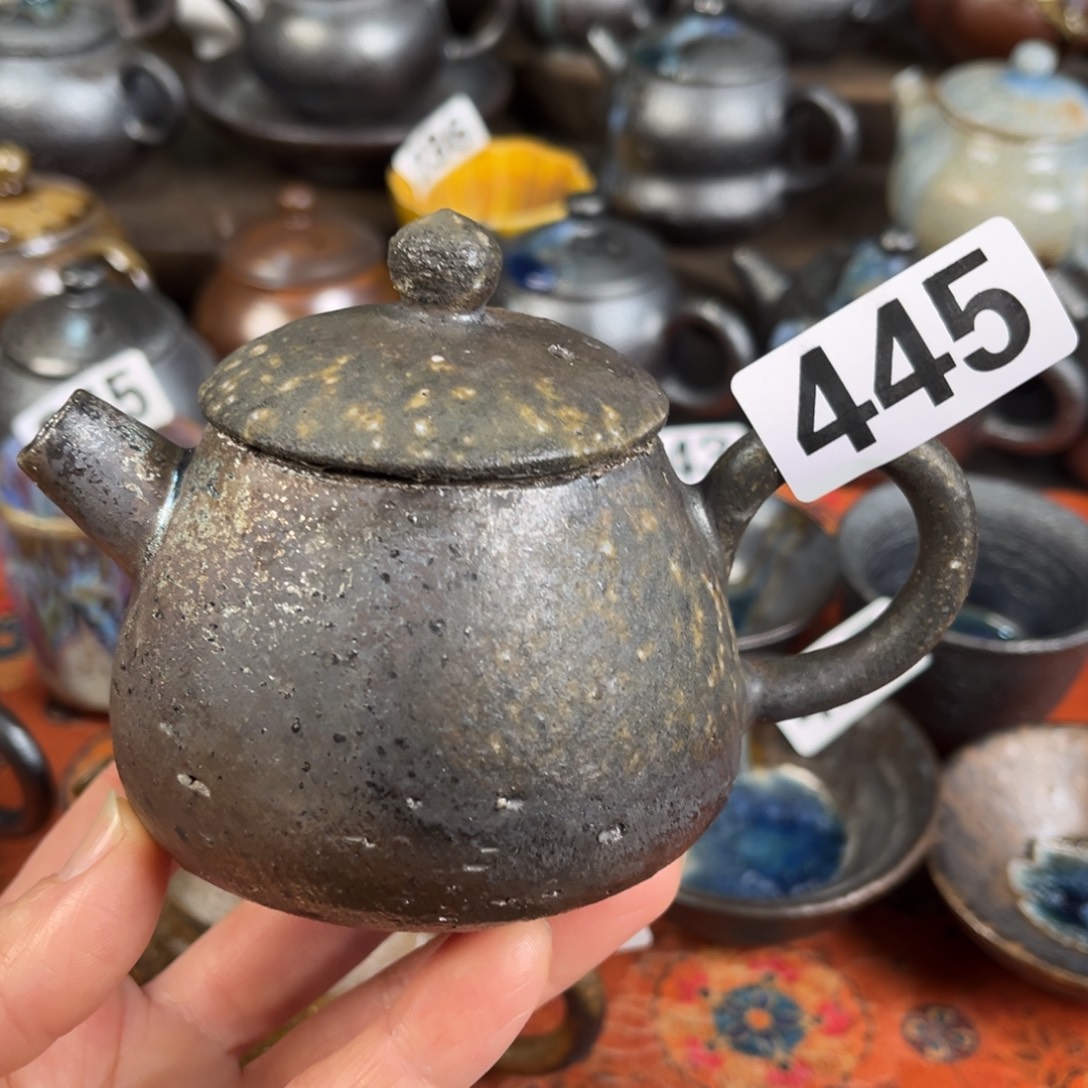 柴烧茶器主人杯杯柴烧