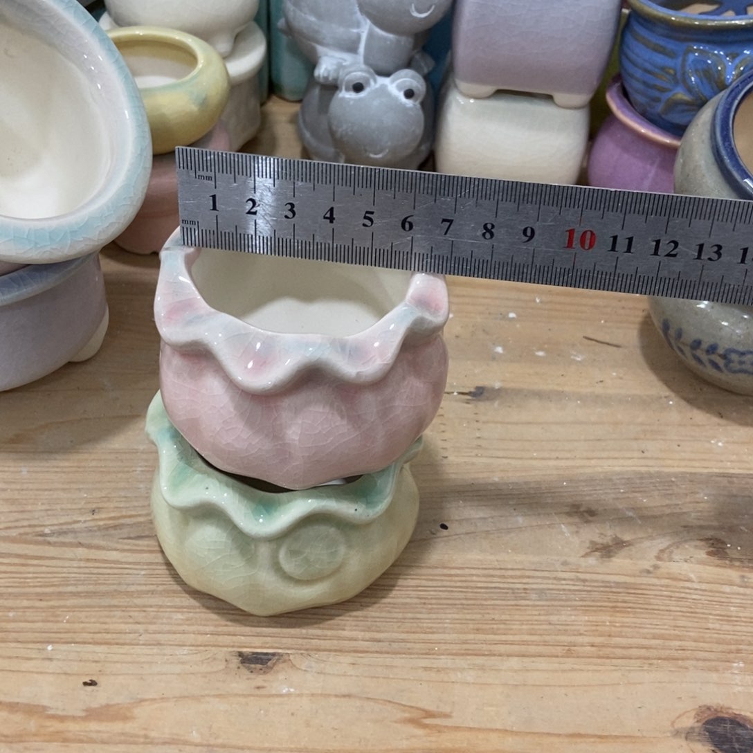 红陶高温陶瓷花盆