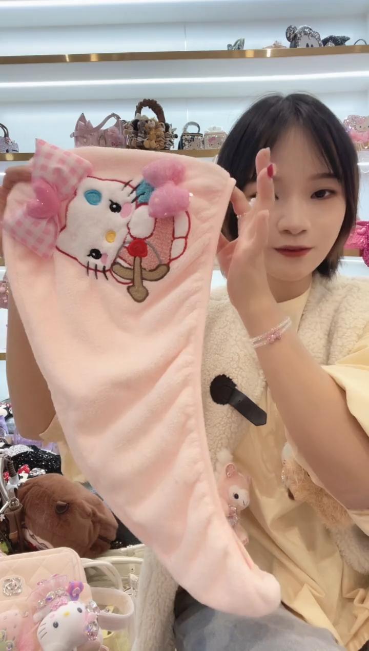 格格家新款定制女包干发帽5751