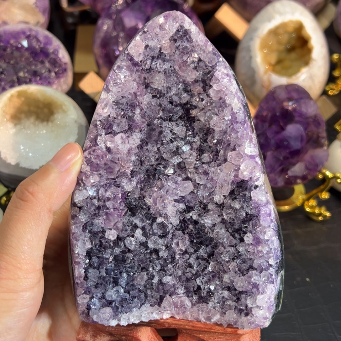 未镶嵌紫晶珠宝半成品11