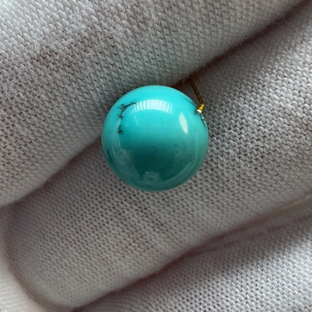 绿松石未镶嵌配饰圆珠9mm