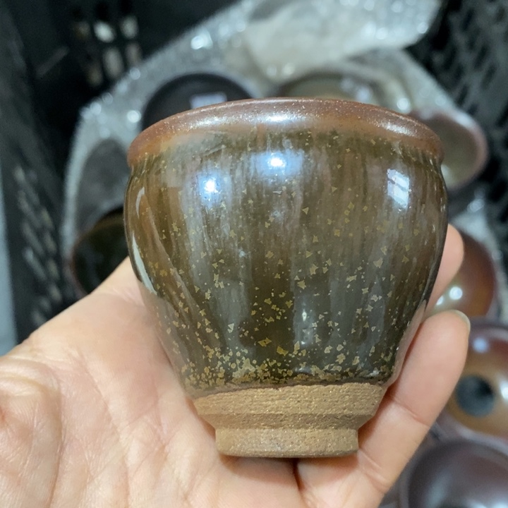 千***）茶盏建阳建盏微瑕柴烧