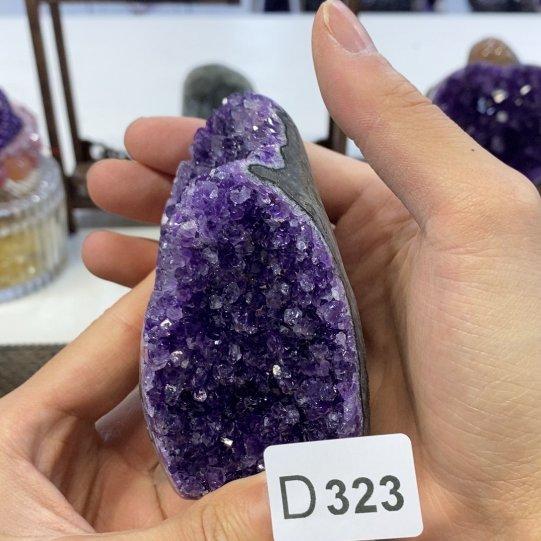 紫晶摆件摆件未镶嵌