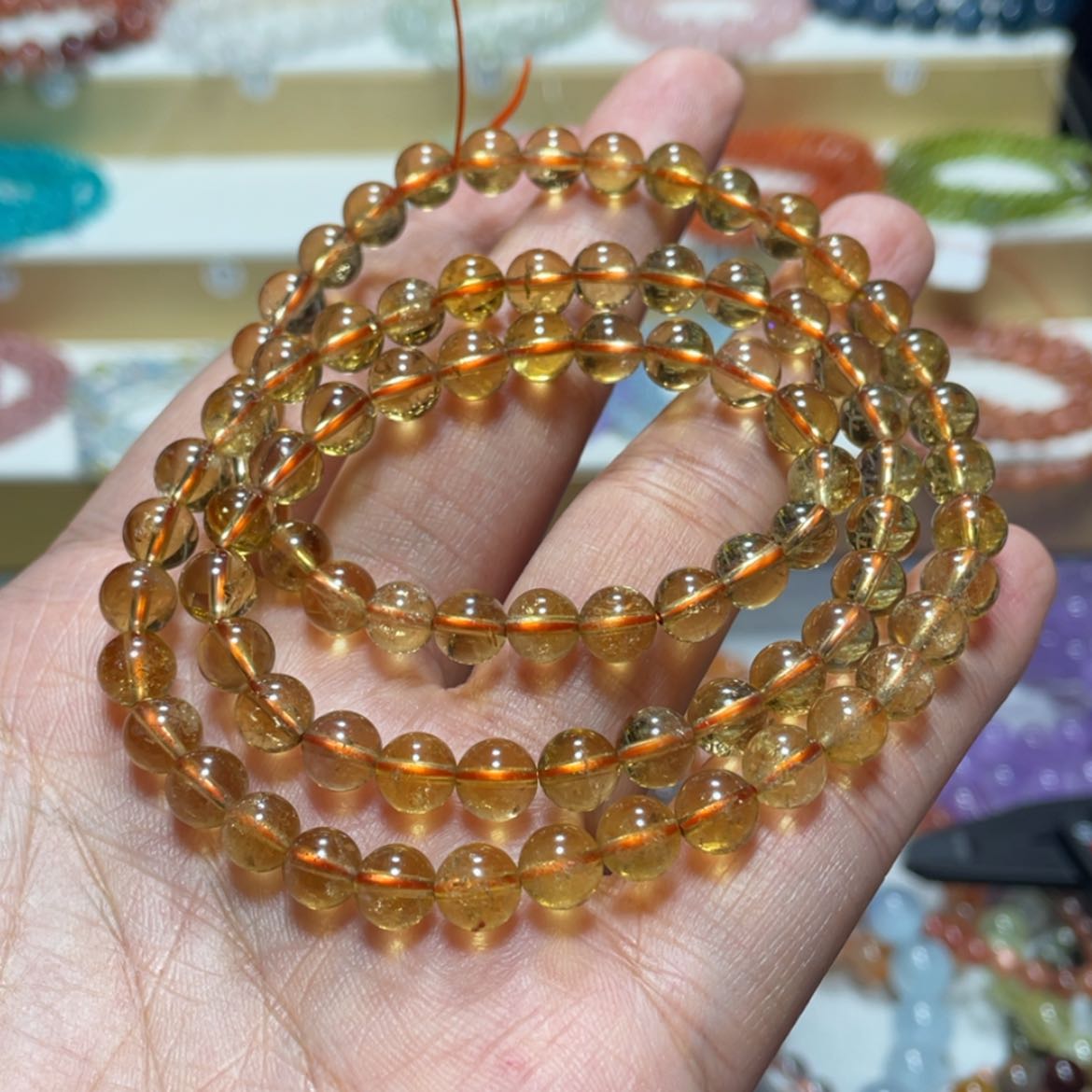 【闪购商品】水晶手链银S800镀金镶嵌人****福