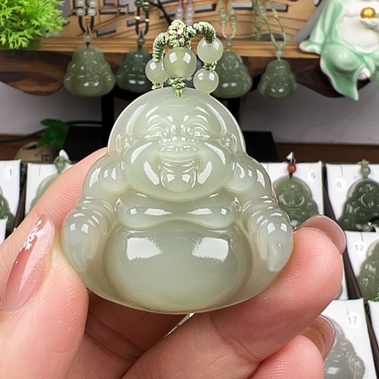 和田玉吊坠(赠链)未镶嵌