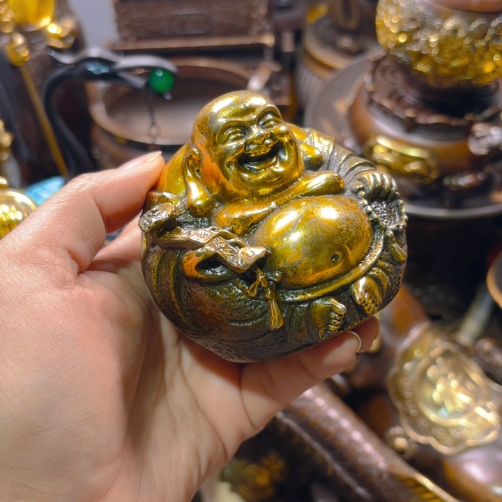 铜器摆件收收藏藏