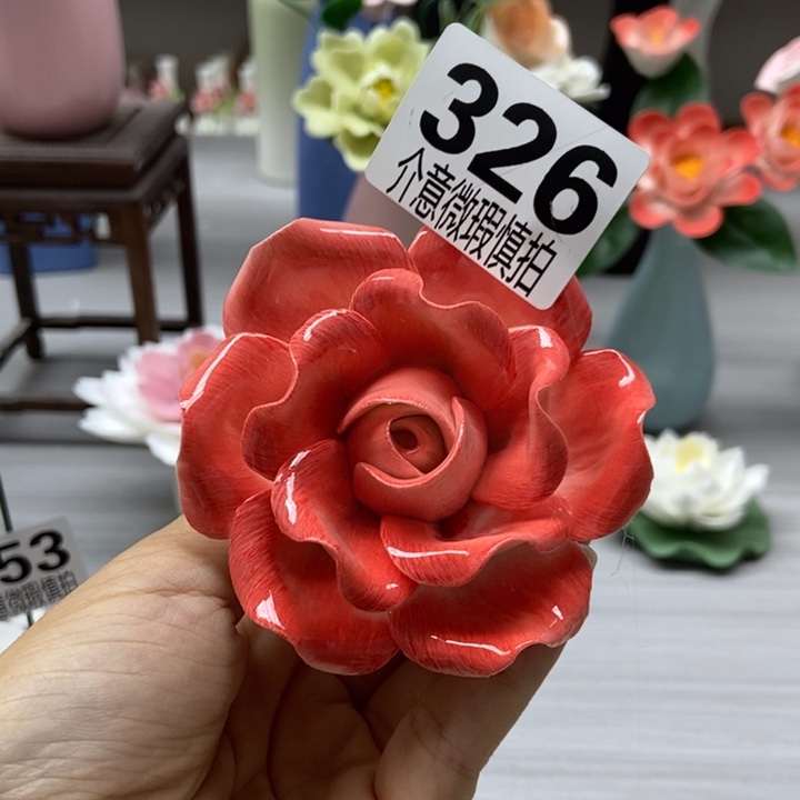 陶瓷手工制作陶瓷花