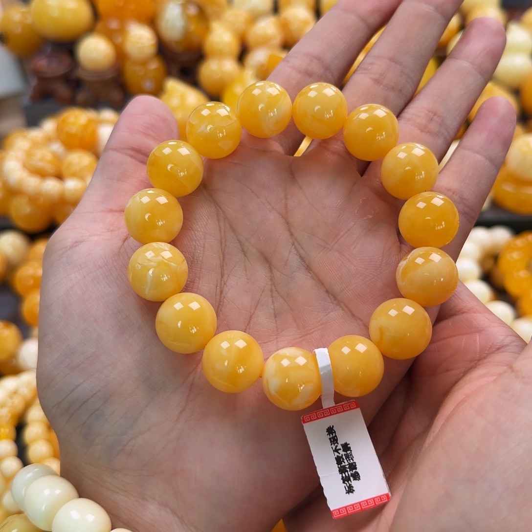 琥珀未镶嵌珠宝奇石15mm同料