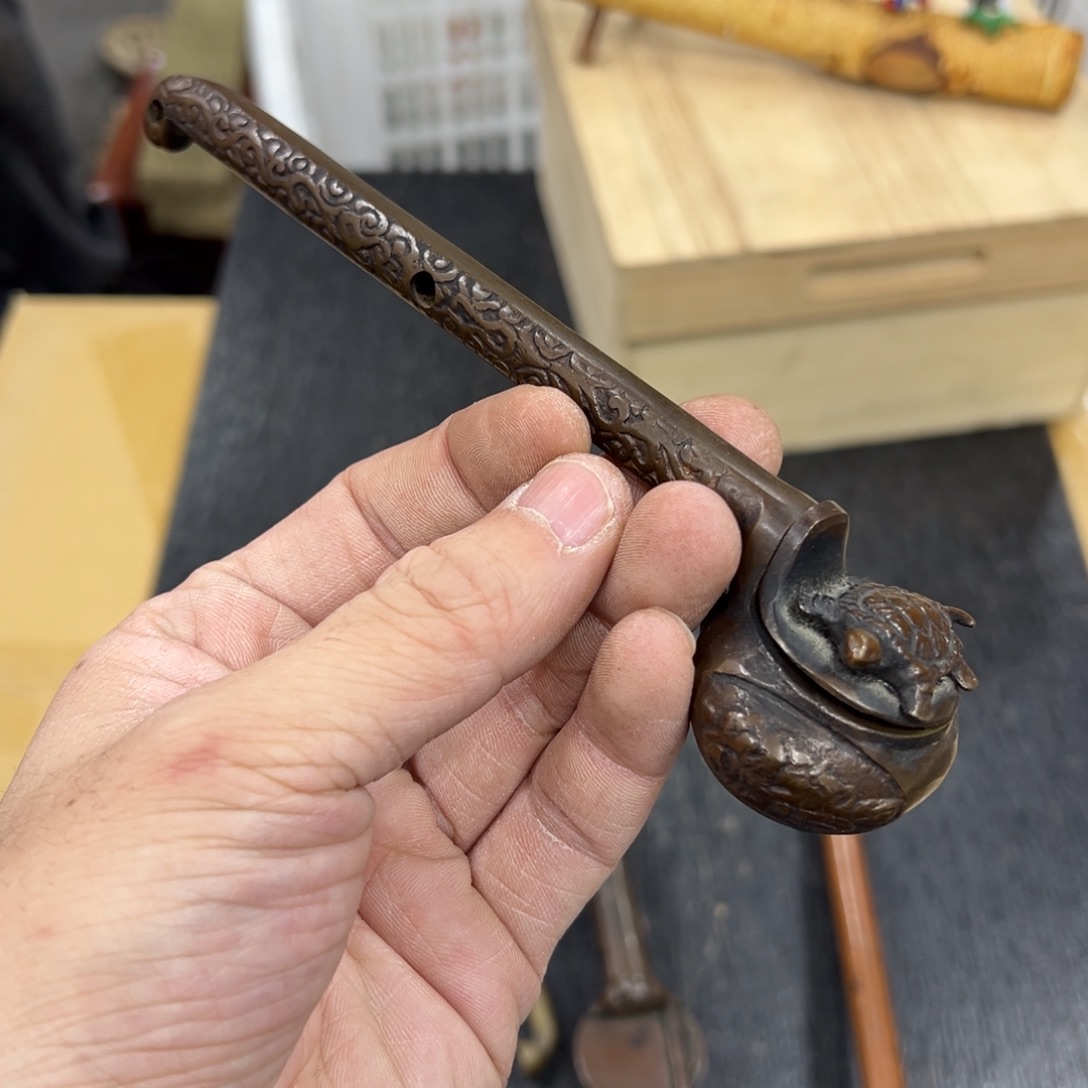 铜日本中古工艺品摆件