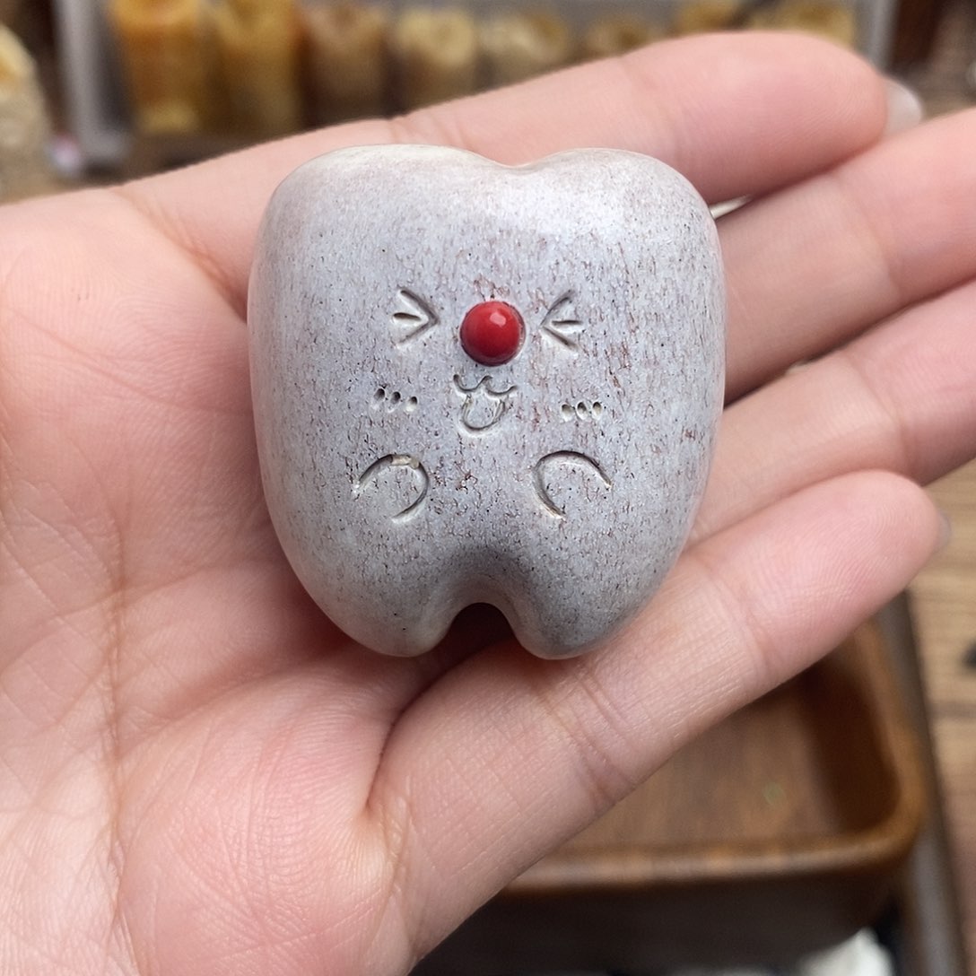 鹿骨把件29号大嘟嘟牙