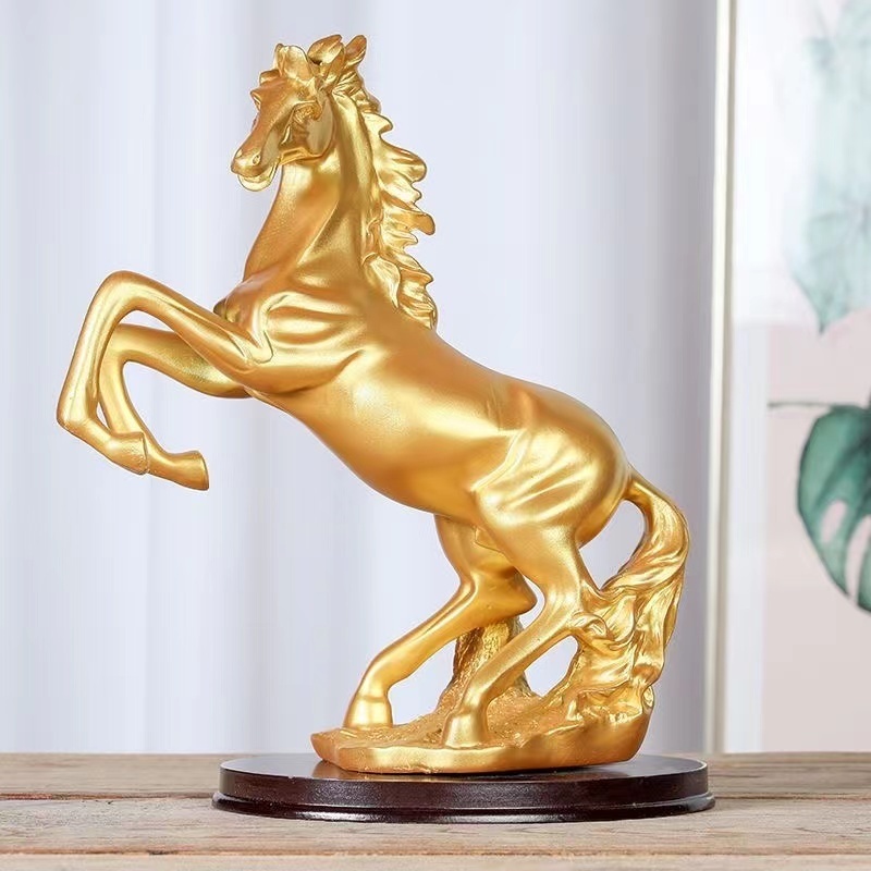 马到成功摆件酒柜装饰品家居客厅玄关电视办公室现代轻奢送礼礼物