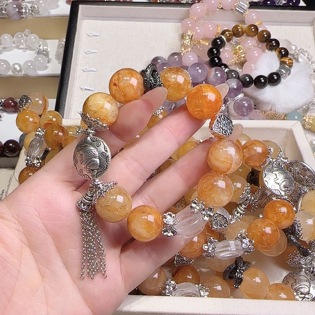 水晶手链未镶嵌把