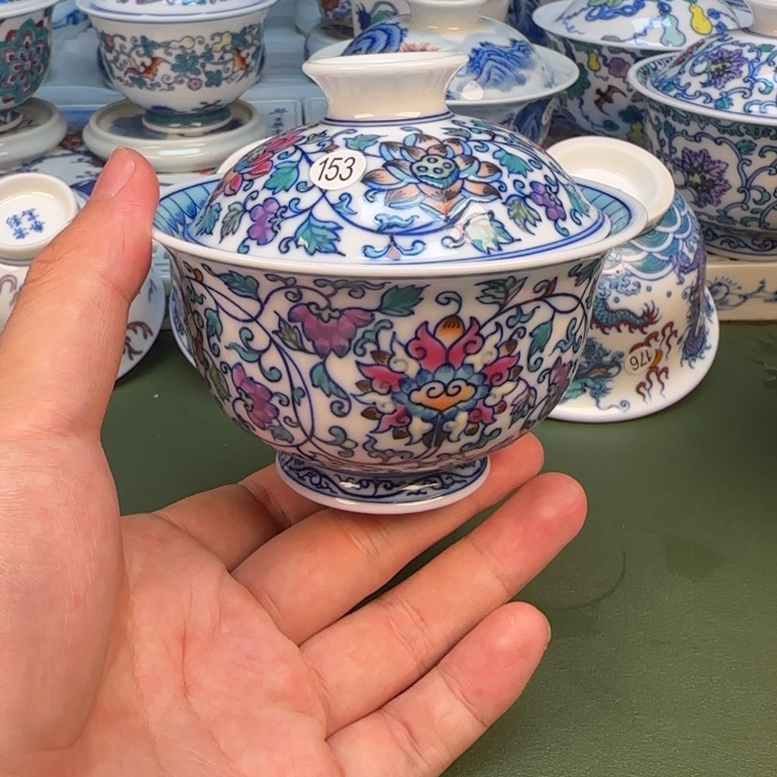 彦祖纯手工手绘茶具153