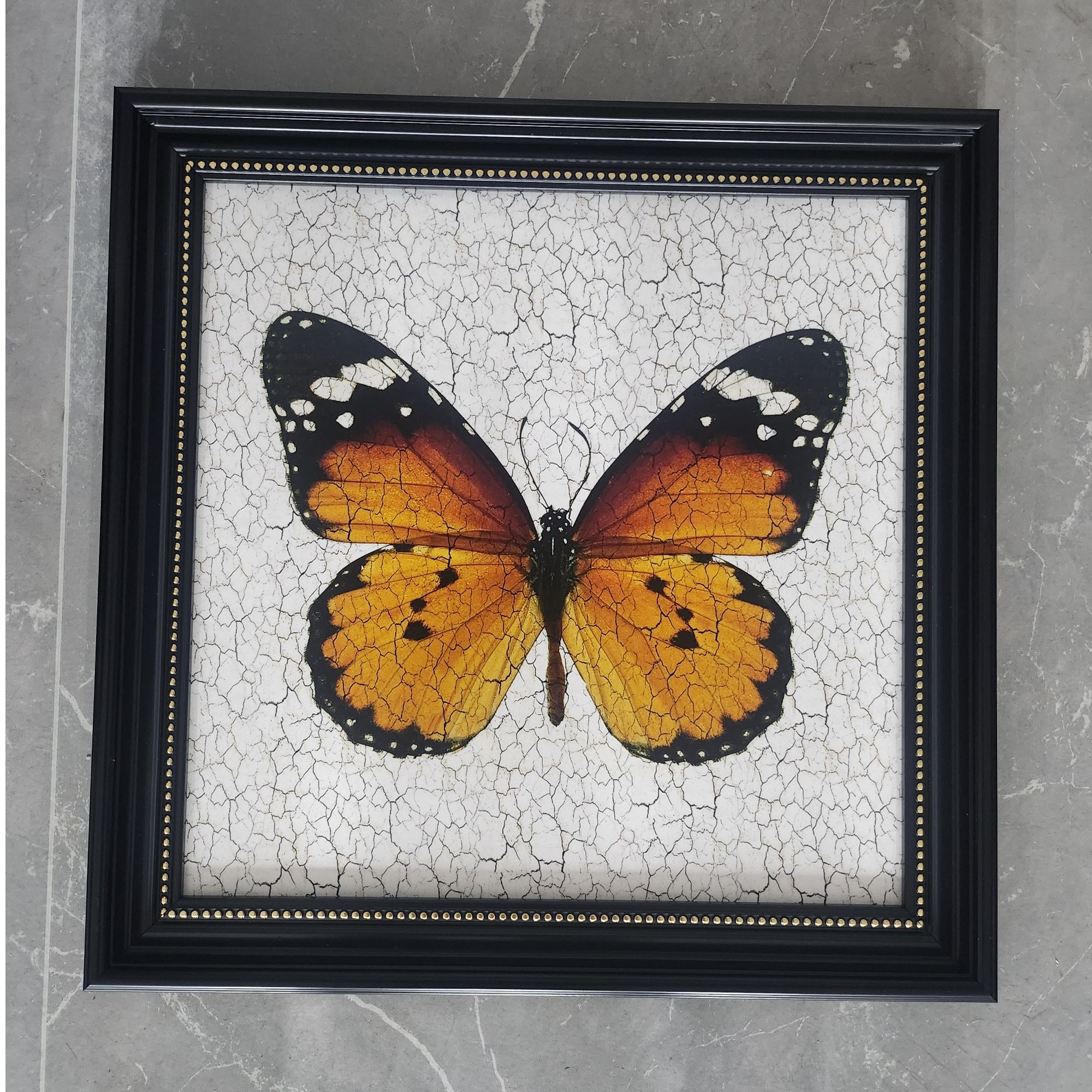 美式复古蝴蝶装饰画适用于客厅卧室书房玄关185