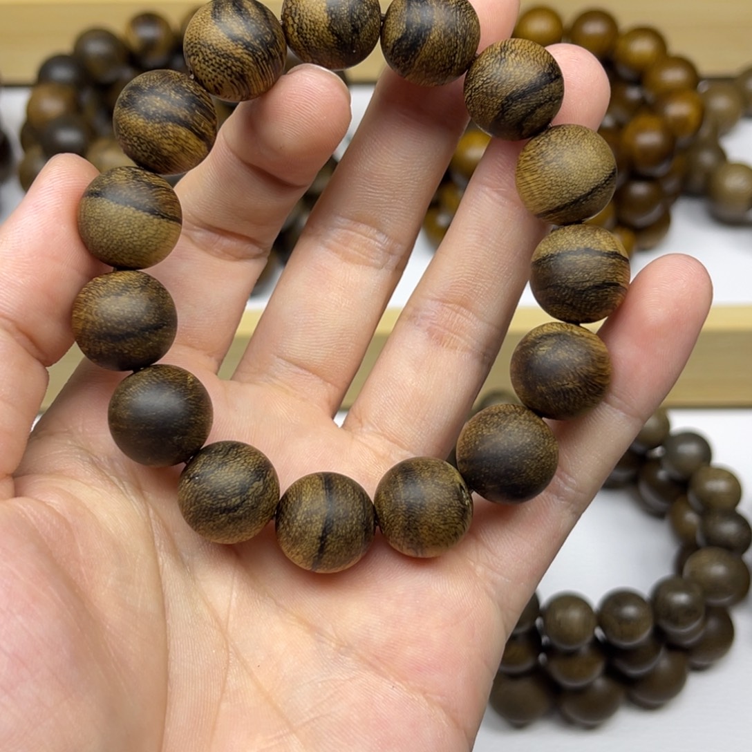 不***财手串沉香越南芽庄白棋楠1.4